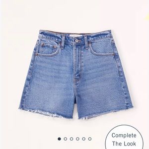 Abercrombie & Fitch High Rise Dad Shorts
